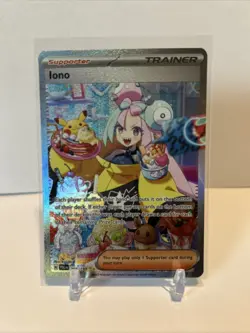Pokemon TCG Iono Full Art Holo Trainer Supporter 269/193 Paldea Evolved Rare - Image 1