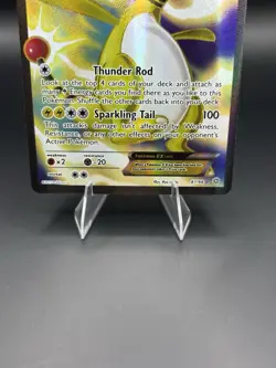 Ampharos EX 87/98 Ultra Rare Full Art Holo Rare Ancient Origins Pokemon Card NM - Image 3