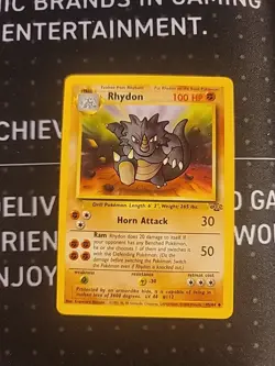 RHYDON - Jungle Set - 45/64 - Uncommon Pokemon Card - Unlimited Edition D17 - Image 1