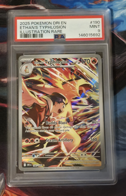 Pokemon Ethan's Typhlosion 190/182 Destined Rivals Illustration Rare Holo PSA 9… - Image 1