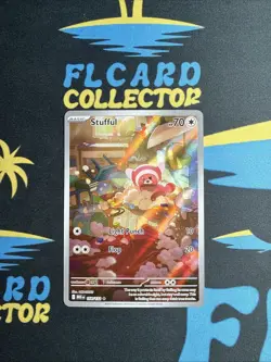 Stufful 154/132 Mega Evolution Illustration Rare Pokemon -NM - Image 1