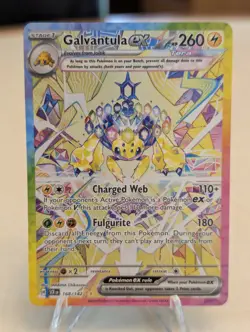 Pokemon Galvantula EX TCG Card Stellar Crown Holo 168/142 Sv07 - Image 1