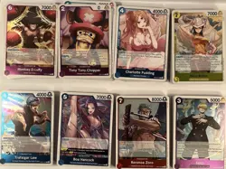 100 Foil One Piece Card Game Bulk Lot - 25 SR Included - *Foils Only* - Image 2