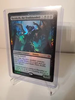 MTG Razaketh, the Foulblooded FOIL Hour of Devastation Magic Card LP/NM - Image 2