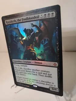 MTG Razaketh, the Foulblooded FOIL Hour of Devastation Magic Card LP/NM - Image 3