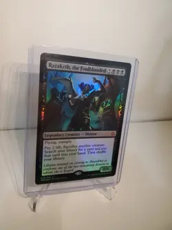 MTG Razaketh, the Foulblooded FOIL Hour of Devastation Magic Card LP/NM - Image 4