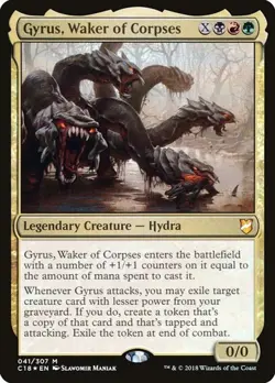 2x Gyrus, Waker of Corpses - Foil Commander 2018 LP MTG - Image 1