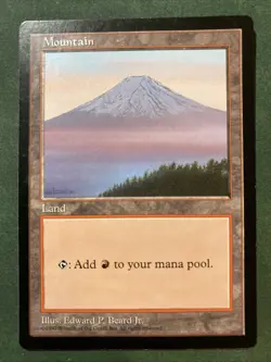 1x Mountain Clear Pack (Beard, Jr.) Lands Very Light Play Magic: The Gathering - Image 1