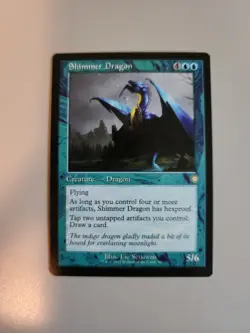 MTG Shimmer Dragon The Brothers' War Commander 95 Regular Rare - Image 1