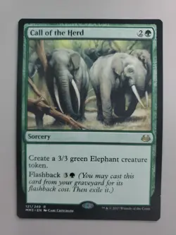 MTG Call of the Herd Modern Masters 2017 Regular Rare - Image 1