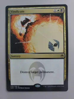 MTG Vindicate Masters 25 Regular Rare - Image 1