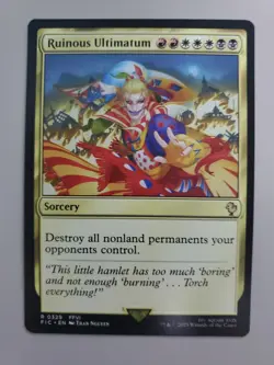MTG Ruinous Ultimatum Commander: Final Fantasy Regular Rare - Image 1