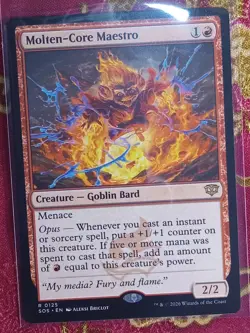 MOLTEN-Core Maestro Secrets of Strixhaven Magic The Gathering MTG red goblin - Image 1