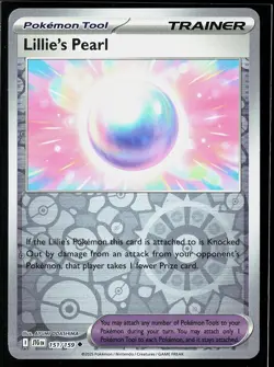 Lillie's Pearl 151/159 Journey Together Pokemon Reverse Holo Uncommon Near Mint - Image 1