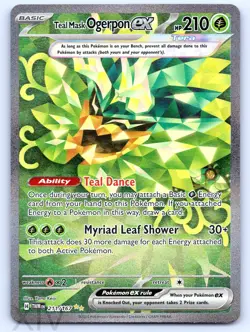 Teal Mask Ogerpon ex 211/167 Pokemon Twilight Masquerade - Image 1