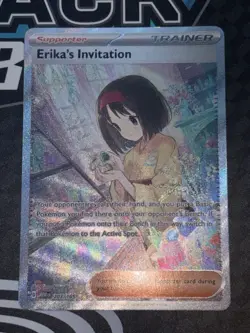 Pokemon TCG Erika's Invitation Sv 151 203/165 Holo Special ILLUSTRATION RARE SIR - Image 1