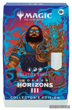 MTG Modern Horizons 3 Creative Energy Collectors Edition Commander Deck - Image 1