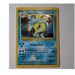 Pokemon Base Set Gyarados 6/102 Holo Rare 1999 100 HP Stage 1 English - Image 1