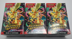 18 PACKS!! 3 Pokemon Mega Evolution Ascended Heroes Booster Bundle 6 Packs - Image 1