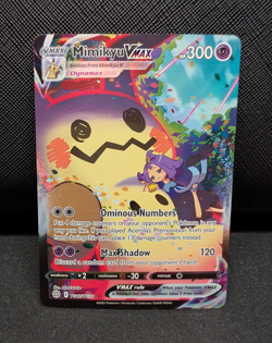 Pokemon TCG Mimikyu VMAX TG17/TG30 Ultra Rare Holo Swsh09 Trainer Gallery - Image 1