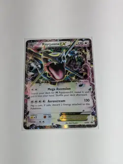 Pokemon TCG Rayquaza EX (Shiny) XY69 Holo Black Star Promo LP- - Image 2