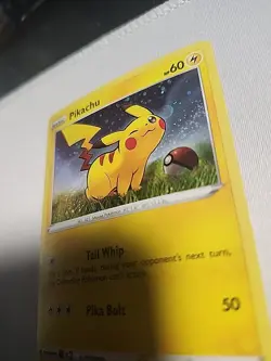 Pokemon TCG Pikachu Black Star Promo SWSH039 Cosmos Rare Holo FART * SWIRL * - Image 3