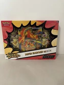 3 Pokemon TCG Ascended Heroes Mega ex Box Bundle Feraligatr Emboar Meganium New - Image 2