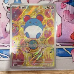 Nintendo Pokemon Marill Full Art Holo 232/217 ASCEN Basic HP 70 - Image 1