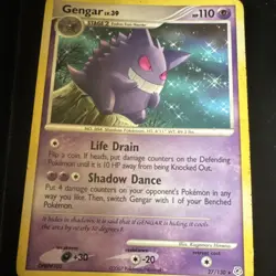 Nintendo Pokemon TCG Gengar 27/130 Diamond and Pearl Non-Holo Rare Eng 2007 - Image 1