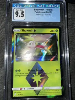 Pokemon TCG Holo Rare Shaymin Prism Team Up 10/181 - Image 1
