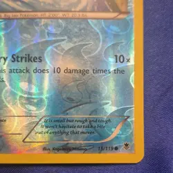 Pokemon TCG XY Phantom Forces Totodile 15/119 Reverse Holo 60HP Fury Strikes - Image 4