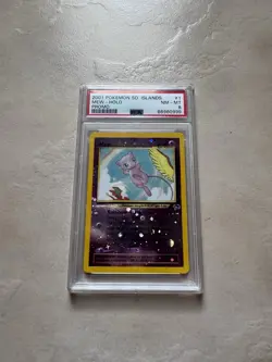 2001 Pokemon Southern Islands Mew Reverse Holo Promo NM-MT PSA 8 ✅🔥 - Image 1