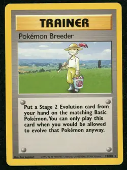 Pokemon - Pokemon Breeder 76 - Base Set Unlimited - Image 1