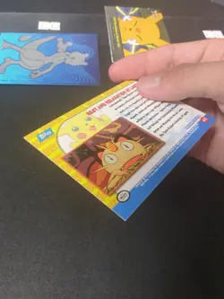 Topps Pokemon Pikachu's Vacation Blue Label Rest and Relaxation 49 NM Vintage - Image 3