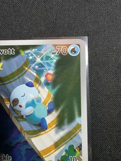 Pokemon Oshawott Illustration Rare Holo 105/086 Sv: White Flare Basic 70 HP EN - Image 4