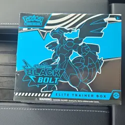 Pokemon TCG Scarlet & Violet Black Bolt Elite Trainer Box English 2025 Thundurus - Image 1
