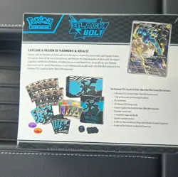 Pokemon TCG Scarlet & Violet Black Bolt Elite Trainer Box English 2025 Thundurus - Image 2