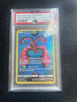 2023 Pokemon Swsh Black Star Promo Galarian Moltres Crown Zenith Tin PSA 9 #284 - Image 1