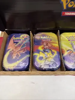 Pokemon TCG: Kanto Power Mini Tins Box SPANISH 5 tins XY Evolutions Sun & Moon - Image 2