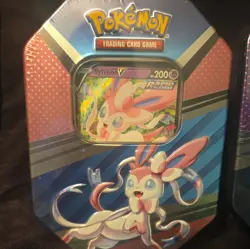 ×3 SET TINS UMBREON SYLVEON ESPEON Pokemon Heros Eevee Honeycomb 2022 SEALED NEW - Image 2