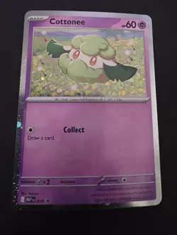 2025 POKEMON COTTONEE MEP018 MEGA EVOLUTION PROMO BLISTER COSMOS HOLO NM - Image 1