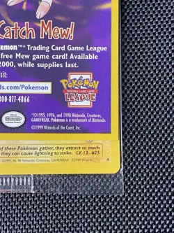 [SEALED] Pikachu #4 WB Movie Promo 1999 Pokemon WOTC Black Star Promo NM - Image 4