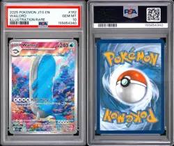 2025 Pokemon Journey Together Wailord #162/159 IR graded PSA 10 Gem Mint - Image 3