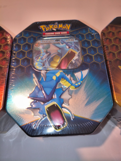 Hidden Fates Tin Art Set - Set of 3 Pokemon TCG SEALED Charizard Gyarados Raichu - Image 4