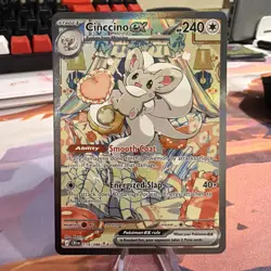 Cinccino ex 119/086 SIR Pokemon ME04: Chaos Rising Holo - Near Mint/Pack Fresh - Image 1