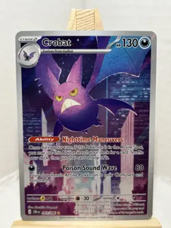 Pokemon Crobat IR Illustration Rare 093/086 Chaos Rising English NM Pack Fresh - Image 1
