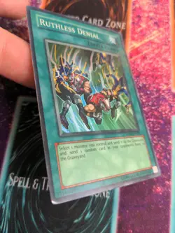 Yu-Gi-Oh! Ruthless Denial DP04-EN024 Unlimited Super Rare MP - Image 2