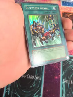 Yu-Gi-Oh! Ruthless Denial DP04-EN024 Unlimited Super Rare MP - Image 3