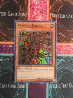 Yu-Gi-Oh! Vampiric Orchis DASA-EN047 1st Edition Super Rare NM - Image 1