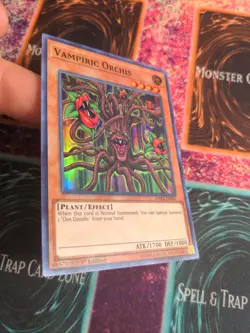 Yu-Gi-Oh! Vampiric Orchis DASA-EN047 1st Edition Super Rare NM - Image 2